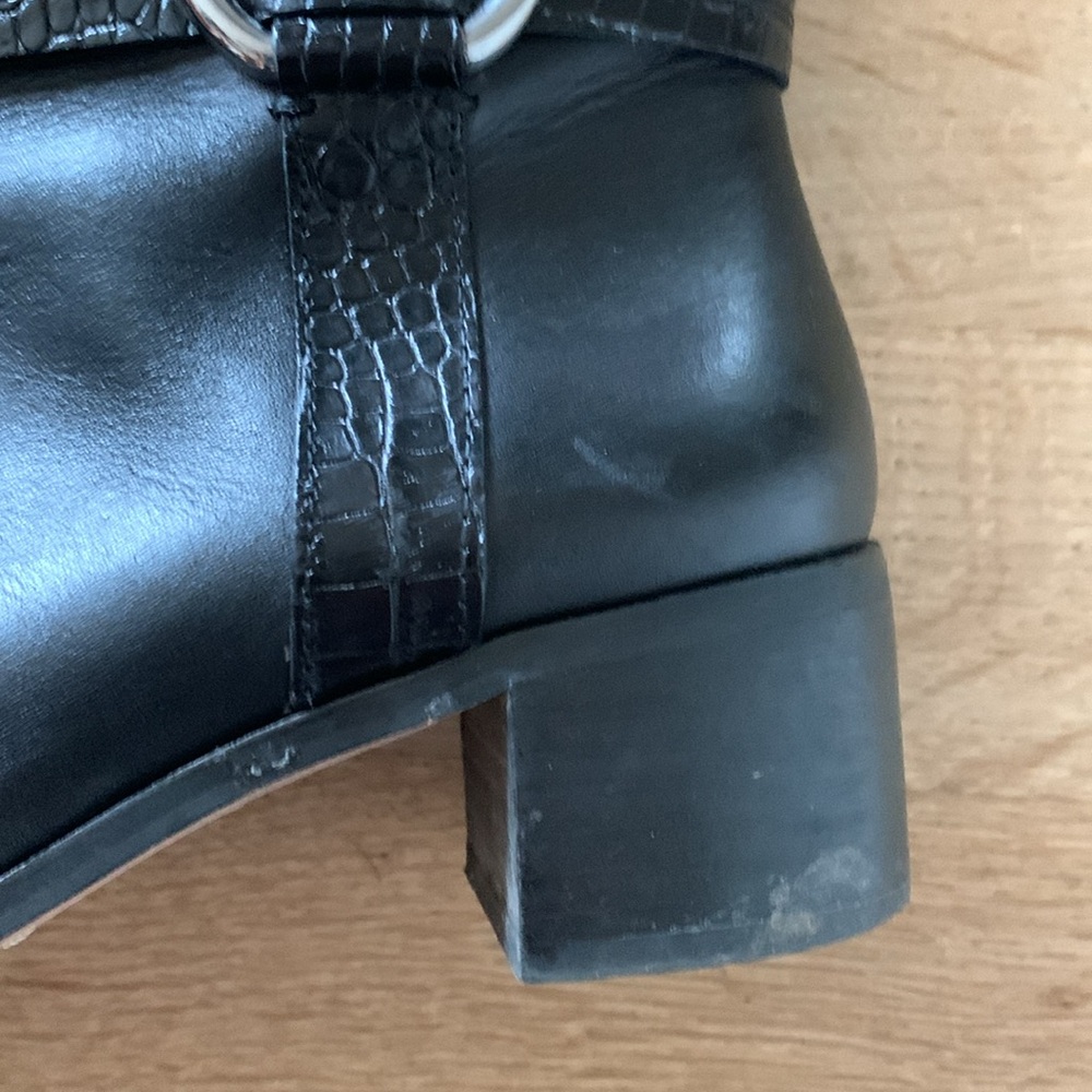 Corso Como Liesbeth Italian leather high shaft boots. Black - Picture 7 of 11